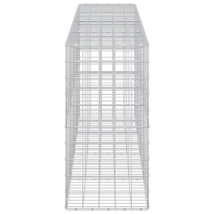 Gabion med 3,5 mm tråd og 10x10 cm net 400x50x100 cm