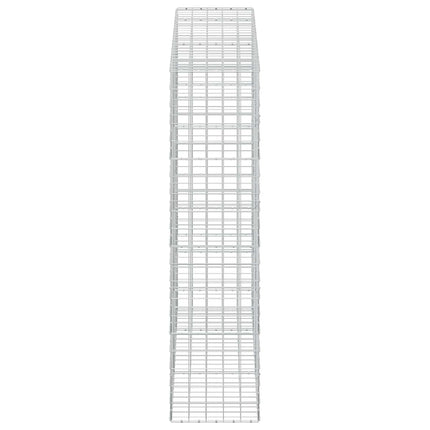Gabion med 3,5 mm tråd og 10x10 cm net 250x50x200 cm
