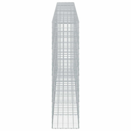 Gabion med 3,5 mm tråd og 10x10 cm net 650x50x200 cm