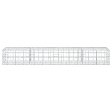 Gabion med 3,5 mm tråd og 10x10 cm net 400x100x50 cm