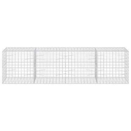 Gabion med 3,5 mm tråd og 10x10 cm net 400x100x100 cm