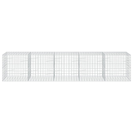 Gabion med 3,5 mm tråd og 10x10 cm net 500x100x100 cm