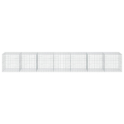 Gabion med 3,5 mm tråd og 10x10 cm net 700x100x100 cm