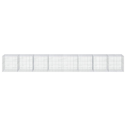 Gabion med 3,5 mm tråd og 10x10 cm net 800x100x100 cm