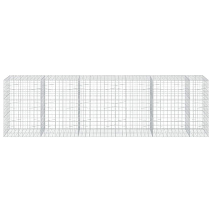 Gabion med 3,5 mm tråd og 10x10 cm net 550x100x150 cm