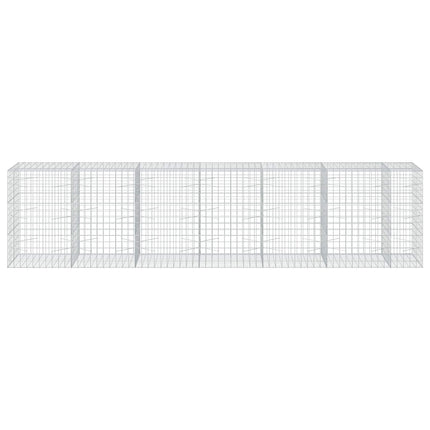 Gabion med 3,5 mm tråd og 10x10 cm net 650x100x150 cm