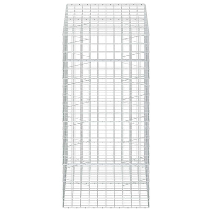 Gabion med 3,5 mm tråd og 10x10 cm net 200x100x200 cm