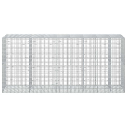 Gabion med 5 mm Tråd og 5x5 cm Maske 450x100x200 cm