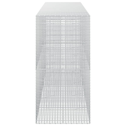 Gabion med 5 mm Tråd og 5x5 cm Maske 450x100x200 cm