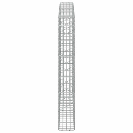 Gabion med 5 mm Tråd og 5x10 cm Maske 200x20x150 cm