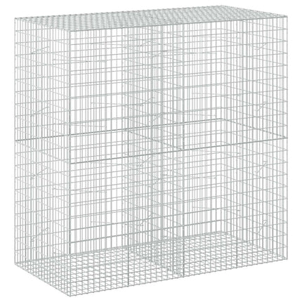 Gabion med 5 mm tråd og 5x10 cm net 200x100x200 cm
