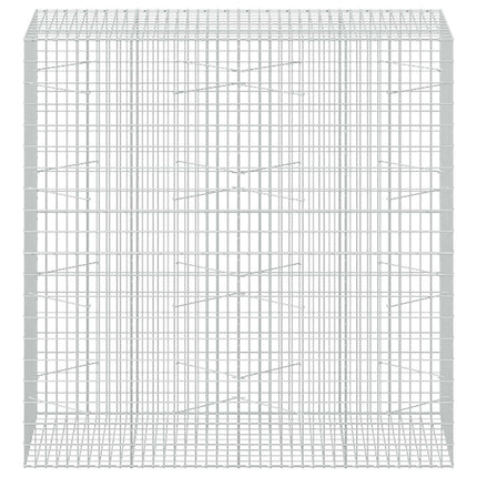 Gabion med 5 mm tråd og 5x10 cm net 200x100x200 cm