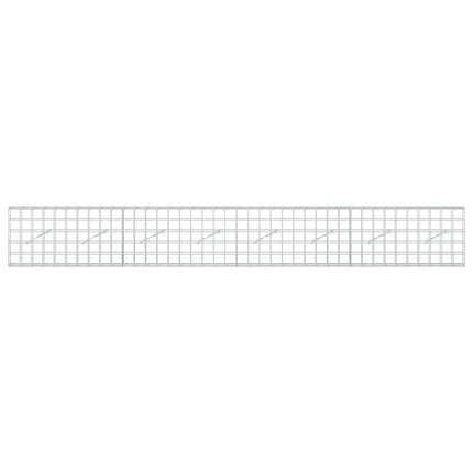 Gabion med 5 mm Tråd og 10x10 cm Net 400x10x50 cm