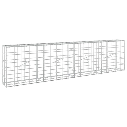 Gabion med 5 mm Tråd og 10x10 cm Net 200x20x50 cm