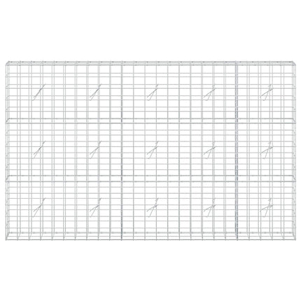 Gabion med 5 mm Tråd og 10x10 cm Net 250x20x150 cm
