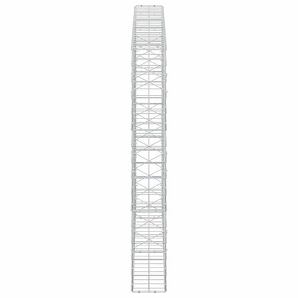 Gabion med 5 mm Tråd og 10x10 cm Net 250x20x150 cm