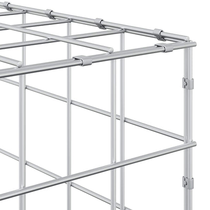 Gabion med 5 mm Tråd og 10x10 cm Net 400x20x150 cm