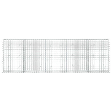 Gabion med 5 mm Tråd og 10x10 cm Net 500x20x150 cm