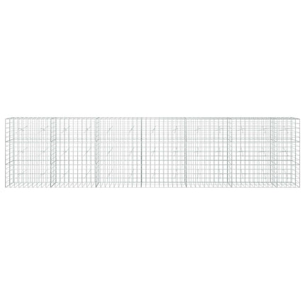 Gabion med 5 mm Tråd og 10x10 cm Net 650x20x150 cm