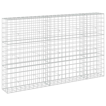 Gabion med 5 mm Tråd og 10x10 cm Net 250x30x150 cm
