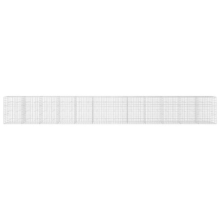 Gabion med 5 mm Tråd og 10x10 cm Net 1200x30x150 cm