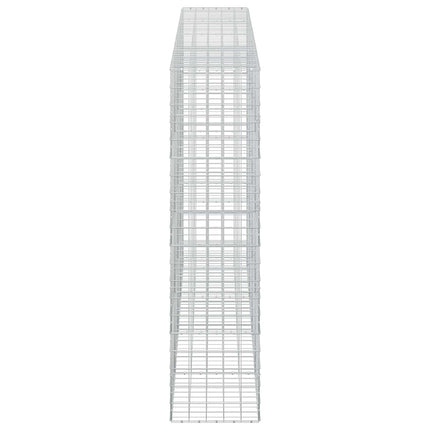 Gabion med 5 mm Tråd og 10x10 cm Net 400x50x200 cm