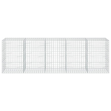 Gabion med 5 mm Tråd og 10x10 cm Net 500x100x150 cm