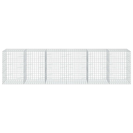 Gabion med 5 mm Tråd og 10x10 cm Net 600x100x150 cm
