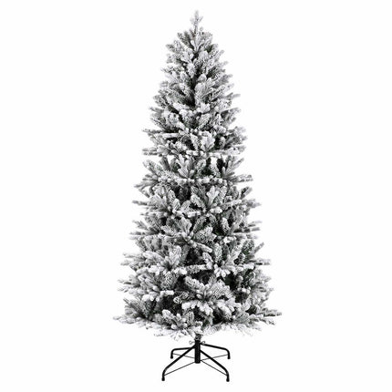 Kunstigt juletræ med julekugle 120 cm 150 LED'er Varm hvid