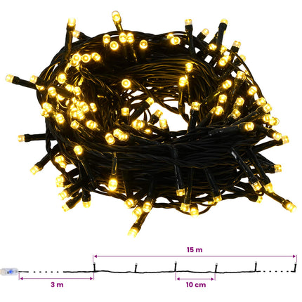 Kunstigt slankt juletræ med julekugle 120 cm 150 LED'er