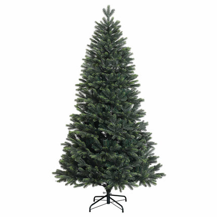 Kunstigt Hinged Juletræ 210 cm 300 LED'er Varm hvid