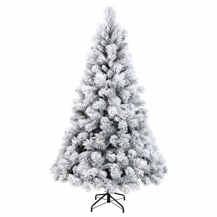 Kunstigt juletræ med julekugle 240 cm 300 LED'er Varm hvid