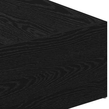 Sengeomkransning til justerbar sengebund Sort eg 70 x 200 cm