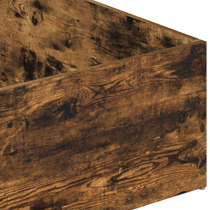 Sengeomkransning til justerbar sengebund Røget eg 70 x 200 cm