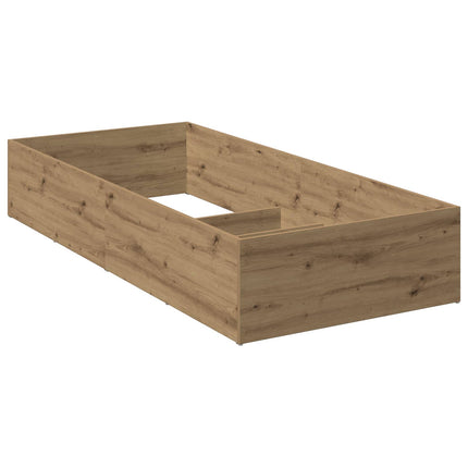 Sengeomkransning til justerbar sengebund Artisan-eg 70 x 200 cm