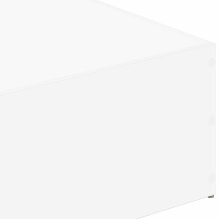 Sengeomkransning til justerbar sengebund Hvid 90 x 200 cm