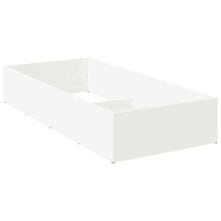 Sengeomkransning til justerbar sengebund Hvid 90 x 200 cm