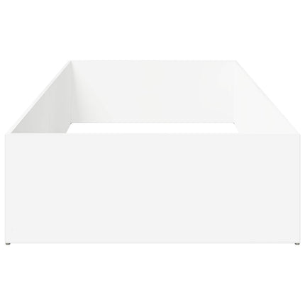 Sengeomkransning til justerbar sengebund Hvid 90 x 200 cm