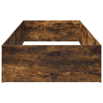 Sengeomkransning til justerbar sengebund Røget eg 90 x 200 cm