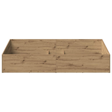Sengeomkransning til justerbar sengebund Artisan-eg 90 x 200 cm