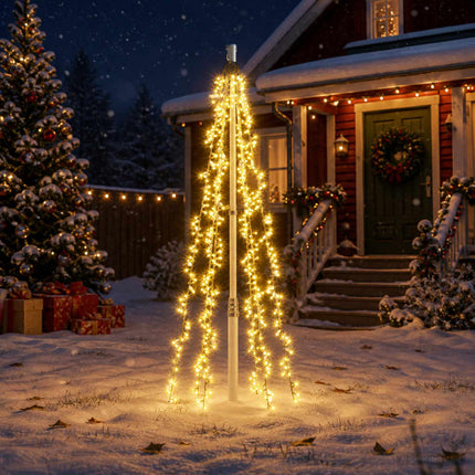 Juletræsbelysning med 6 LED'er 540 LED'er Varm hvid