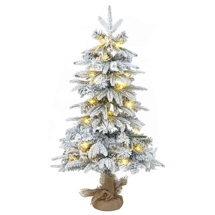 Mini-juletræssæt 90 cm 175 LED'er Varm hvid PVC og PE