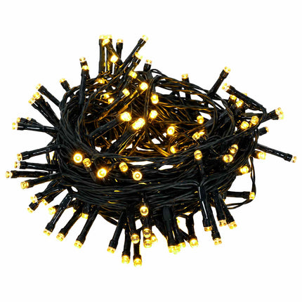 Julekrans Grøn og Hvid Ø 50 cm PVC 25 LED'er