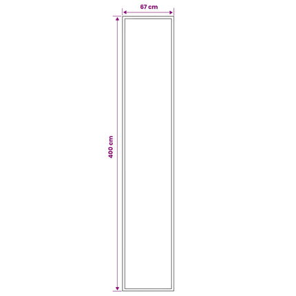Runner Tæppe FLORNES Vævet Beige PP 7 mm