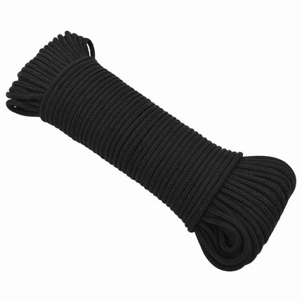 Multifunktionelt universaltov 3 mm 25 m Sort PP