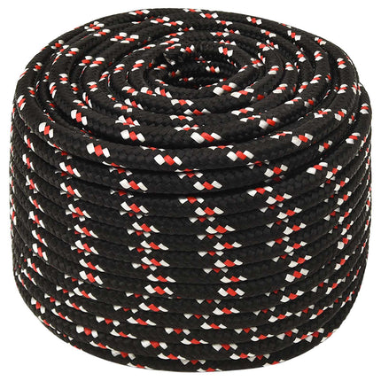 Multifunktionelt universaltov 14 mm 100 m Sort og rød PP