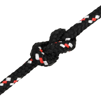 Multifunktionelt universaltov 6 mm 25 m Sort og rød PP