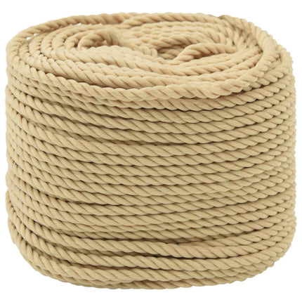 Multifunktionelt universaltov 6 mm 25 m Naturfarvet PP