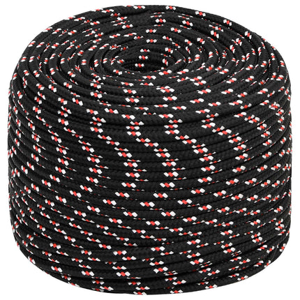 Multifunktionelt universaltov 6 mm 250 m Sort og rød PP