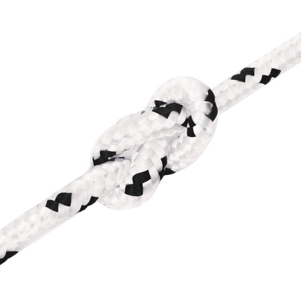 Multifunktionelt universaltov 6 mm 100 m Hvid Polyester